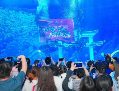 2025年天下文化和旅游消耗增进活动代表团莅临郑州冰球突破海洋公园考察调研，新融合、新场景等提升文旅消耗行动获代表团高度评价